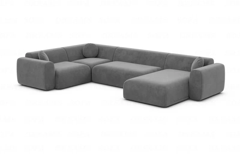 Stoff Wohnlandschaft Cortegada U-Form