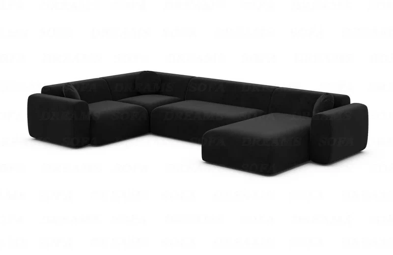 Stoff Wohnlandschaft Cortegada U-Form