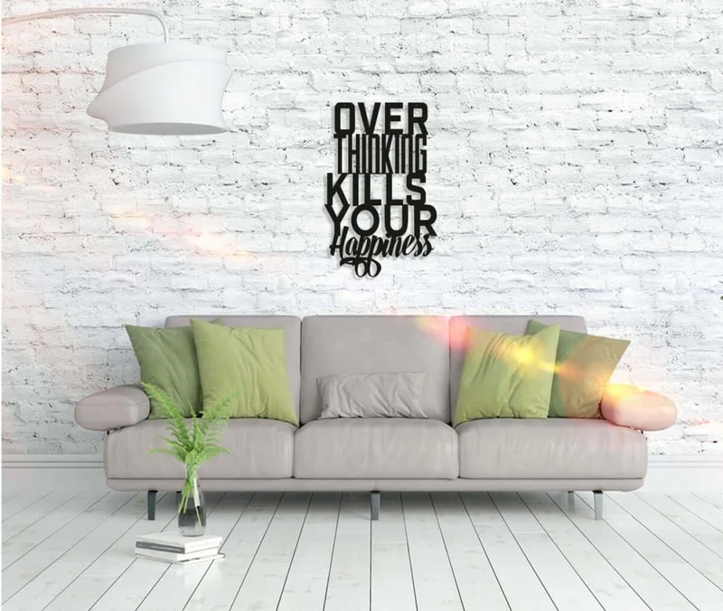 Wandbild Over Thinking Kreative