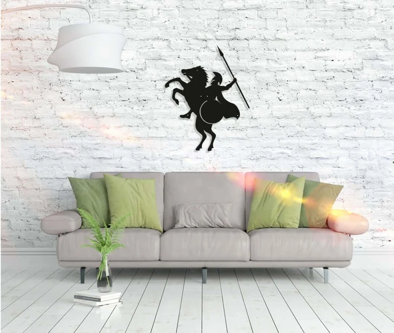 Wandbild Pferd Spartan Starke
