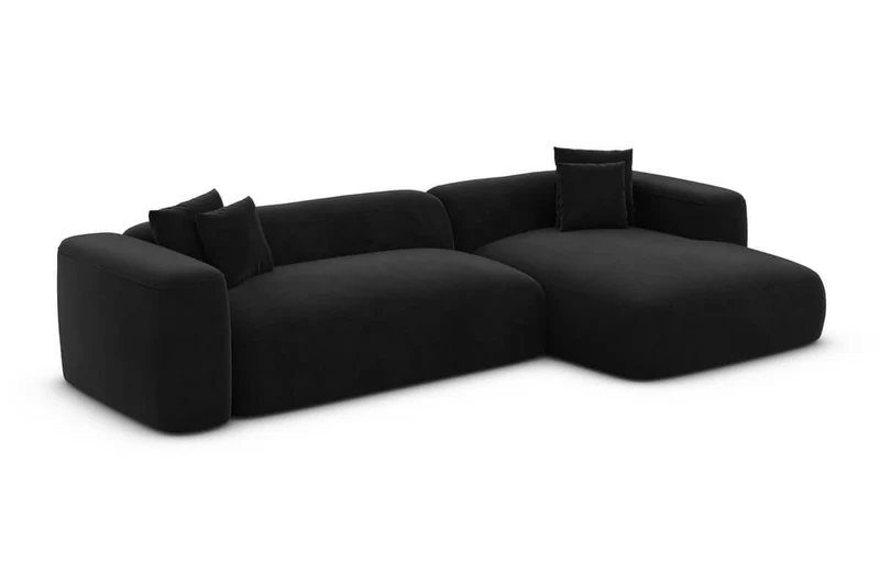 Couch Alcudia L-Form in Stoff