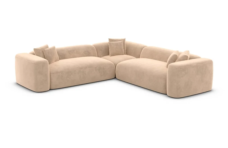 Stoff Ecksofa Alcudia L-Form