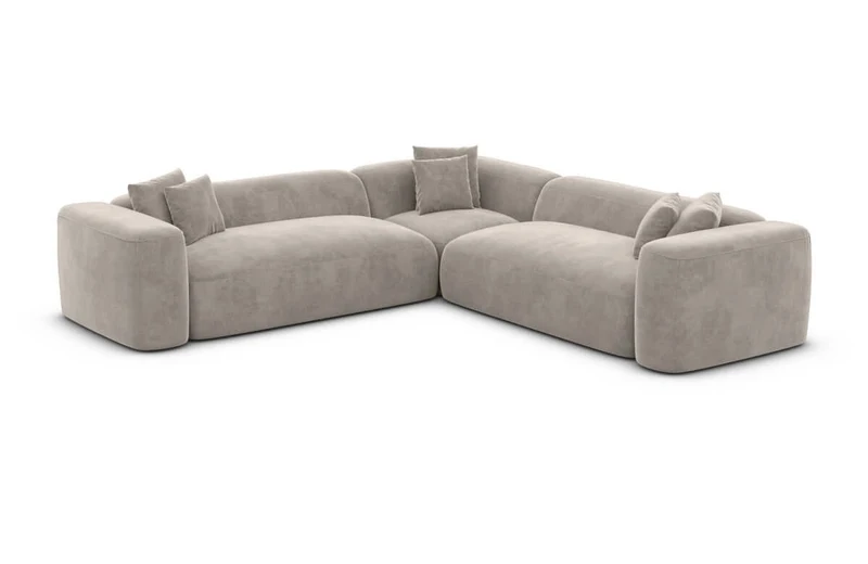 Stoff Ecksofa Alcudia L-Form
