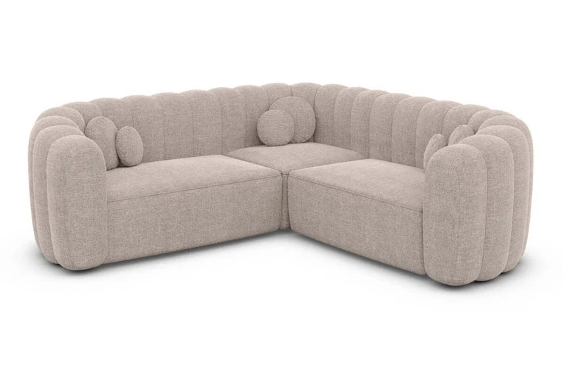 Stoff Ecksofa Almeria L-Form