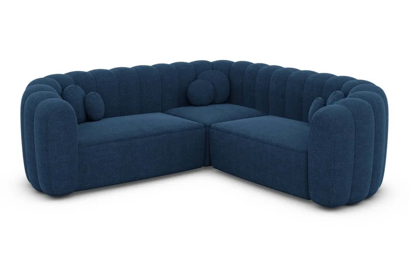 Stoff Ecksofa Almeria L-Form