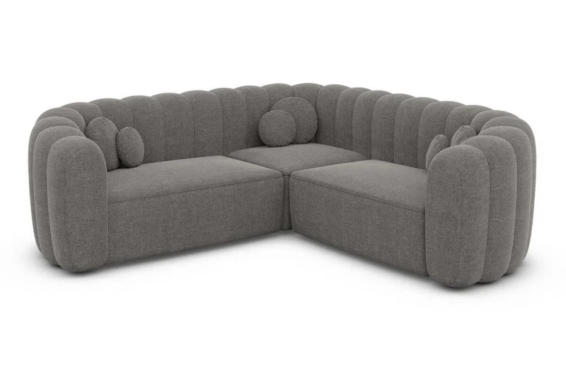 Stoff Ecksofa Almeria L-Form