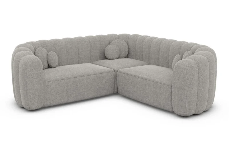 Stoff Ecksofa Almeria L-Form