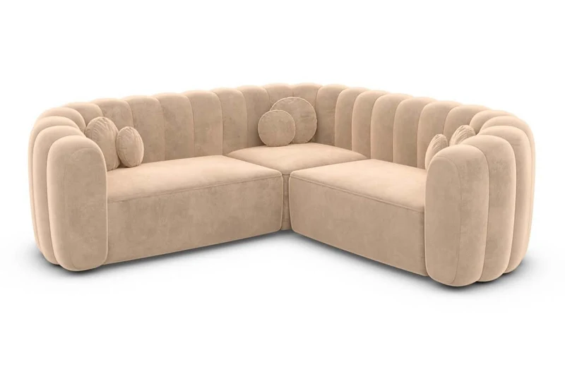 Stoff Ecksofa Almeria L-Form