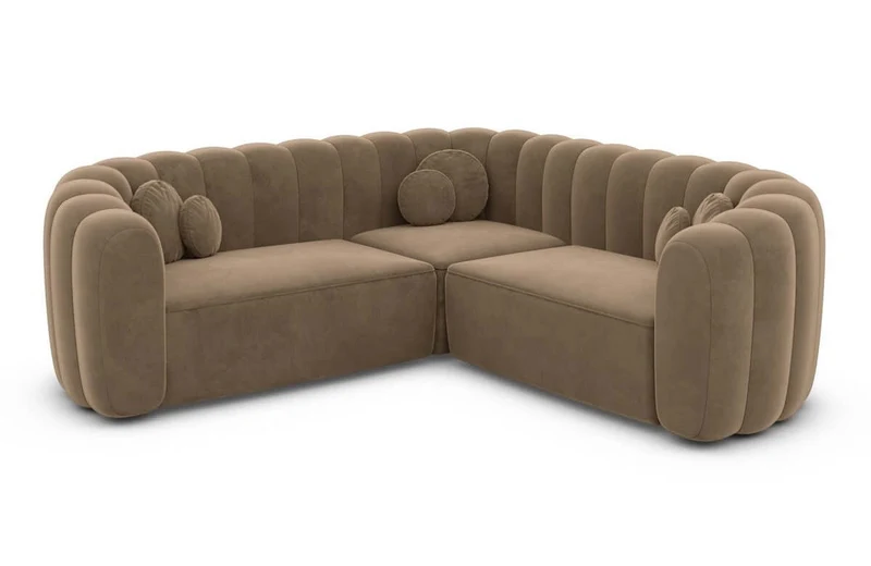 Stoff Ecksofa Almeria L-Form