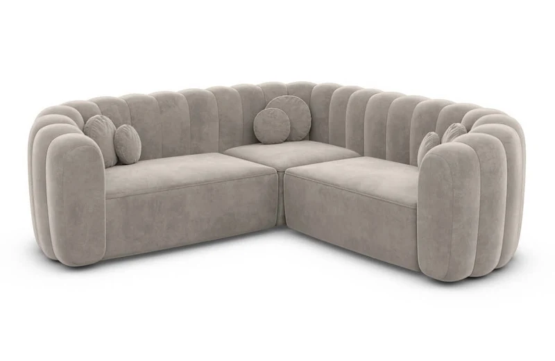 Stoff Ecksofa Almeria L-Form