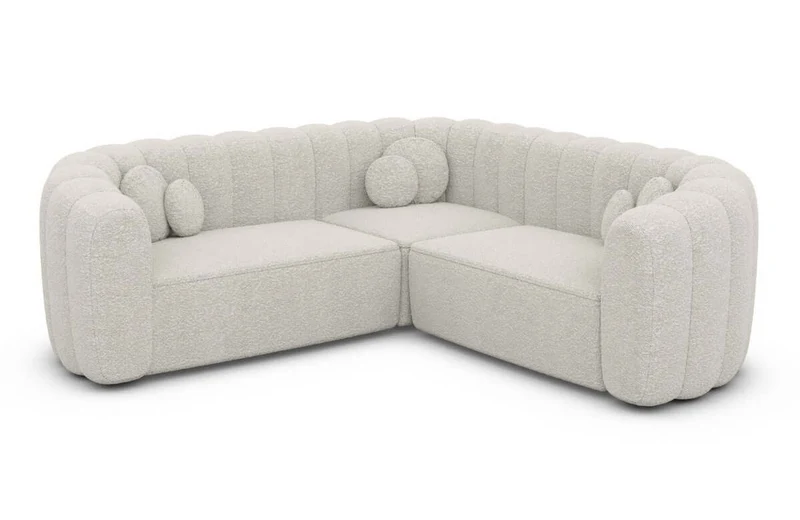 Stoff Ecksofa Almeria L-Form