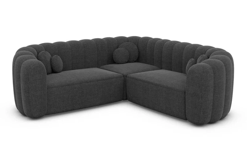 Stoff Ecksofa Almeria L-Form