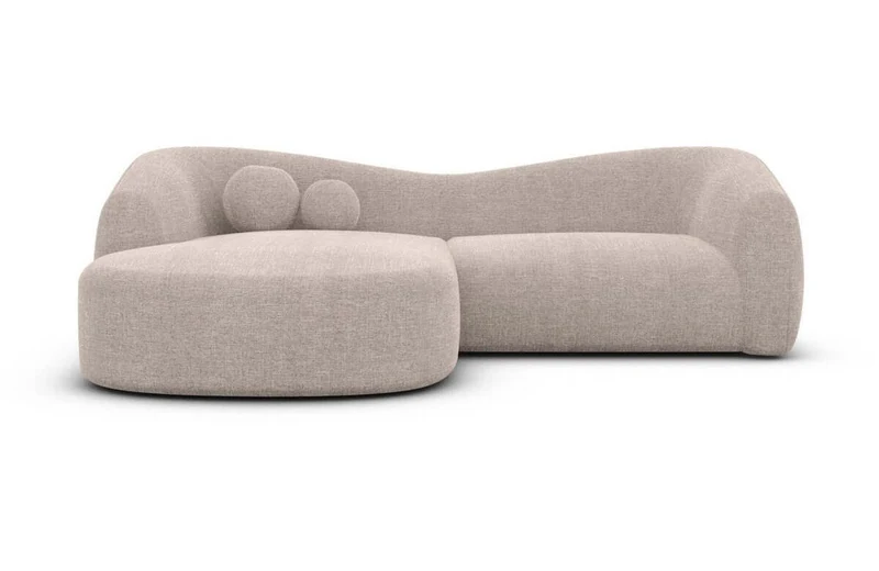 Ecksofa Murcia L-Form aus Stoff