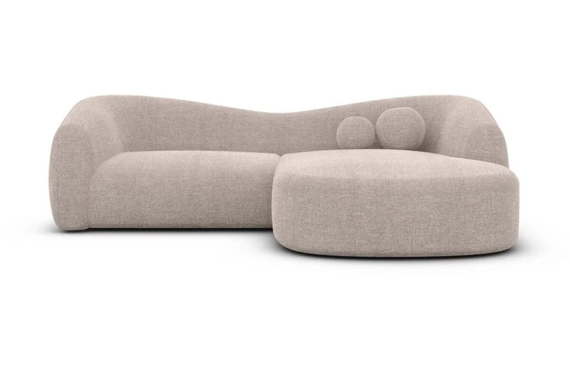 Ecksofa Murcia L-Form aus Stoff