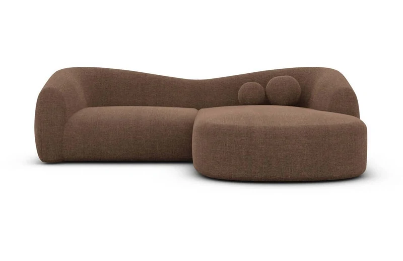 Ecksofa Murcia L-Form aus Stoff
