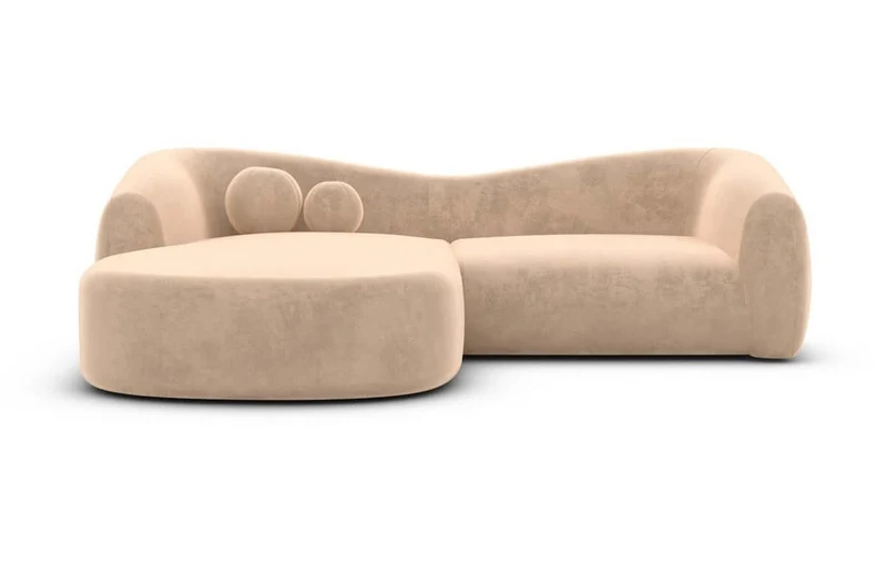 Ecksofa Murcia L-Form aus Stoff