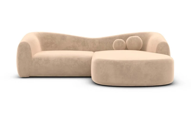 Ecksofa Murcia L-Form aus Stoff