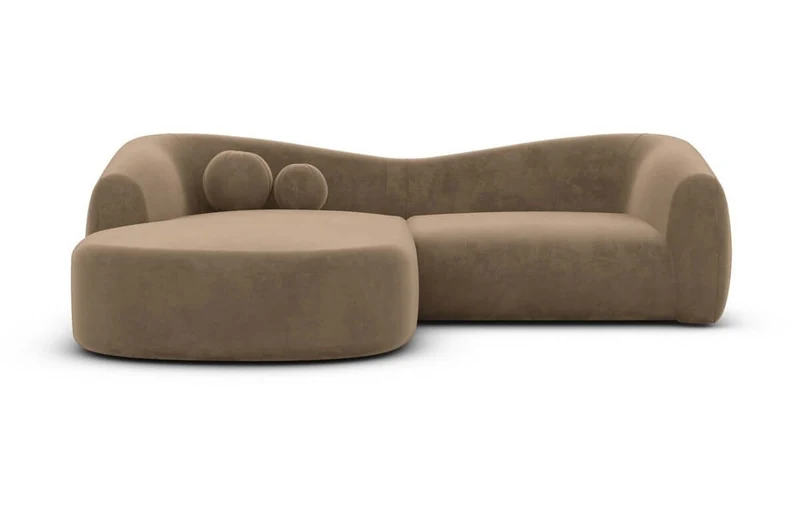 Ecksofa Murcia L-Form aus Stoff