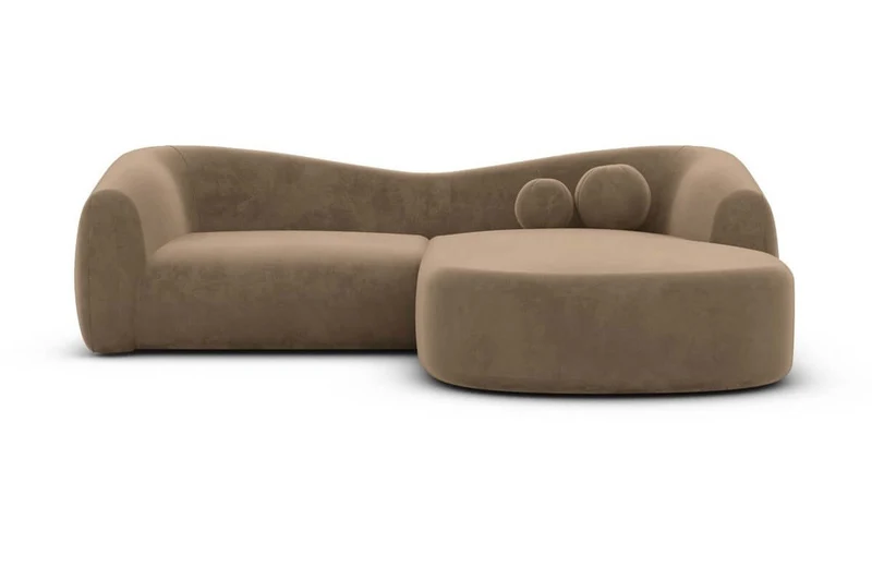 Ecksofa Murcia L-Form aus Stoff
