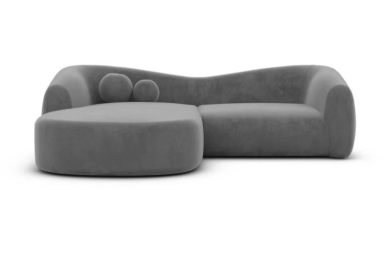 Ecksofa Murcia L-Form aus Stoff