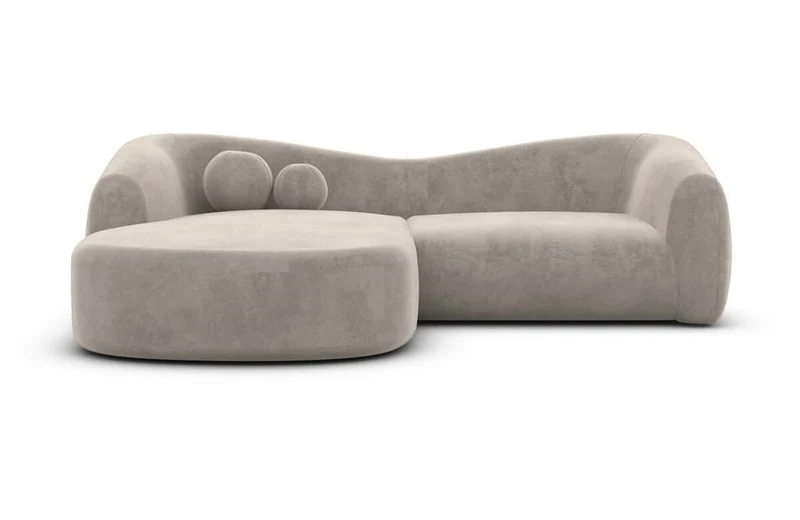 Ecksofa Murcia L-Form aus Stoff