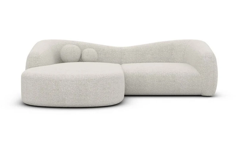 Ecksofa Murcia L-Form aus Stoff