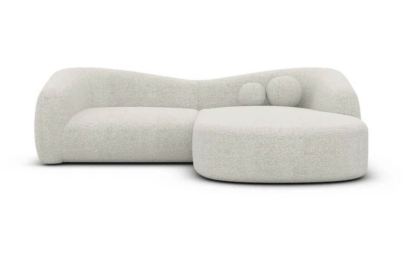 Ecksofa Murcia L-Form aus Stoff