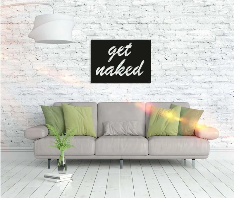 Wandbild Get Naked Stylische