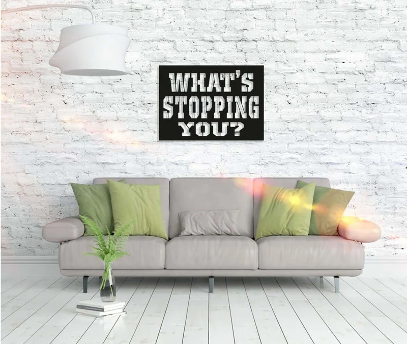 Wandbild What S Stopping
