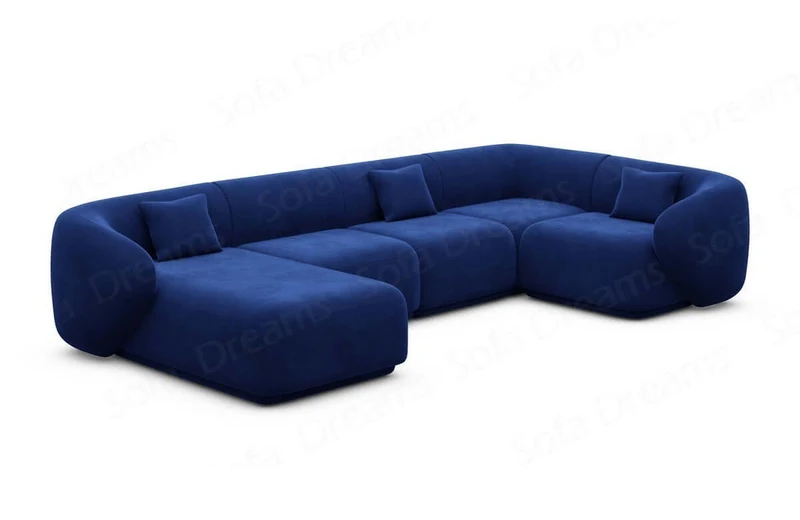 Couchlandschaft Marbella U-Form in Stoff