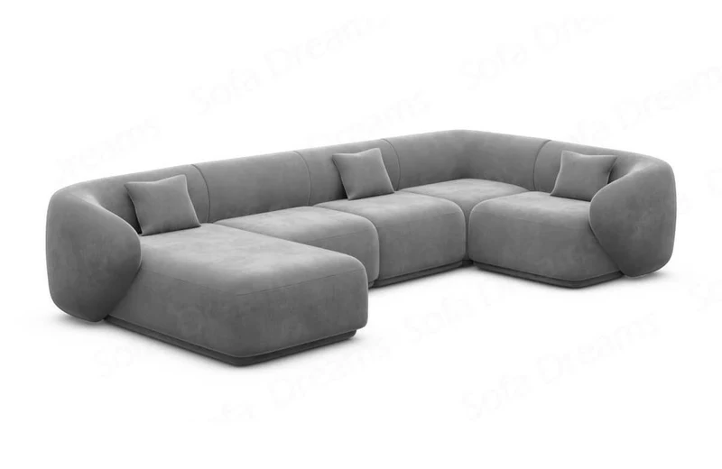 Couchlandschaft Marbella U-Form in Stoff