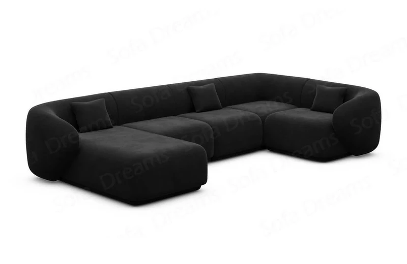 Couchlandschaft Marbella U-Form in Stoff