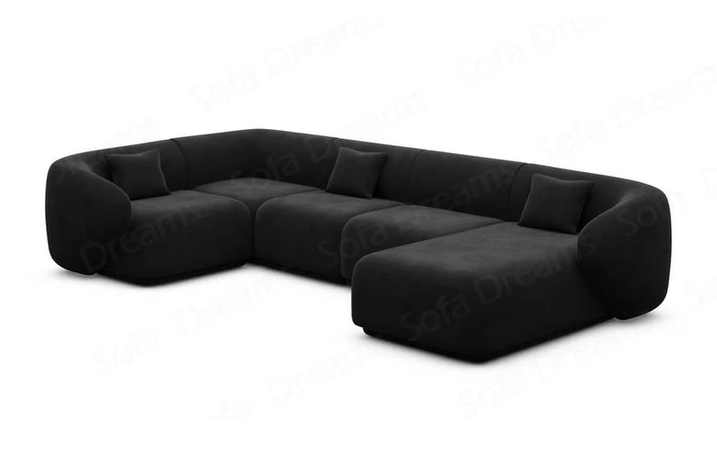 Couchlandschaft Marbella U-Form in Stoff