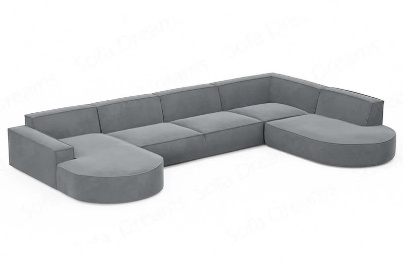 Wohnlandschaft Alegranza U-Form aus Stoff