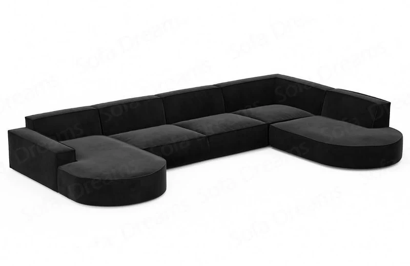 Wohnlandschaft Alegranza U-Form aus Stoff