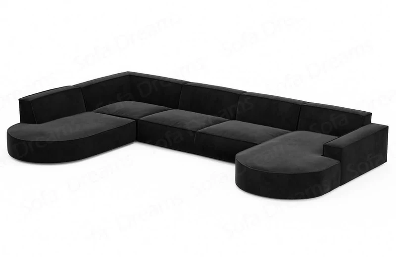 Wohnlandschaft Alegranza U-Form aus Stoff
