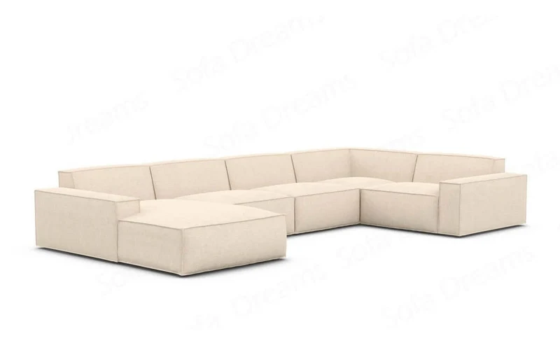 Wohnlandschaft Formenta U-Form aus Stoff