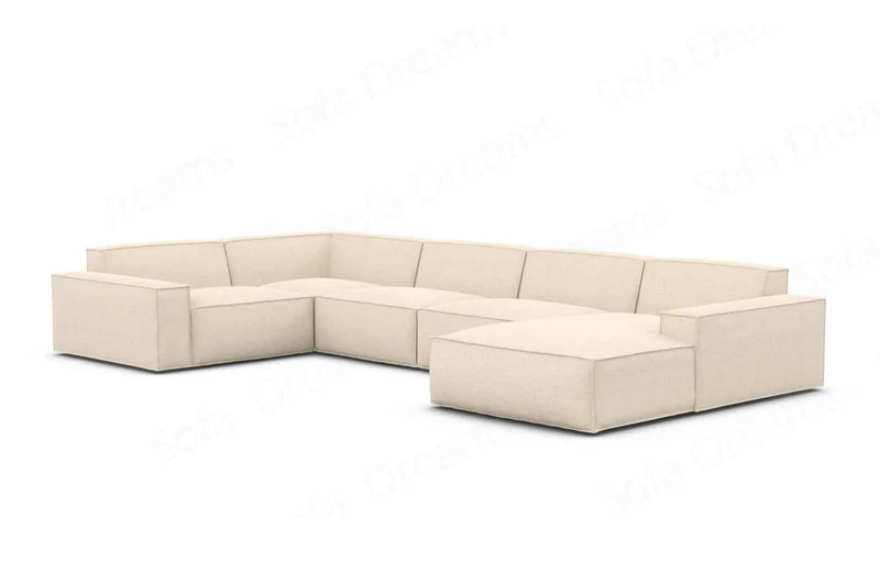 Wohnlandschaft Formenta U-Form aus Stoff