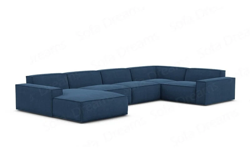 Wohnlandschaft Formenta U-Form aus Stoff