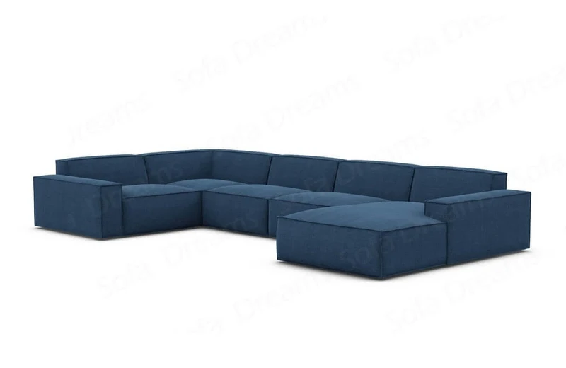 Wohnlandschaft Formenta U-Form aus Stoff