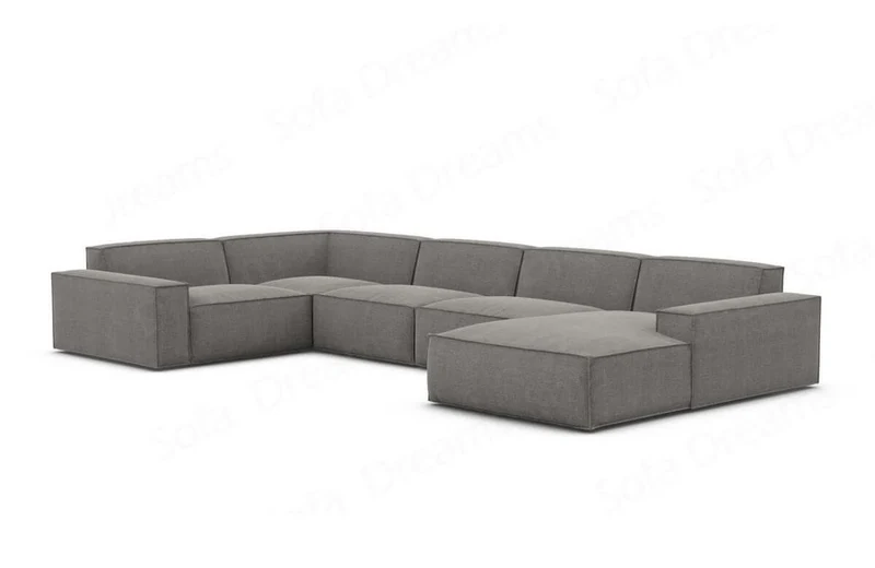 Wohnlandschaft Formenta U-Form aus Stoff