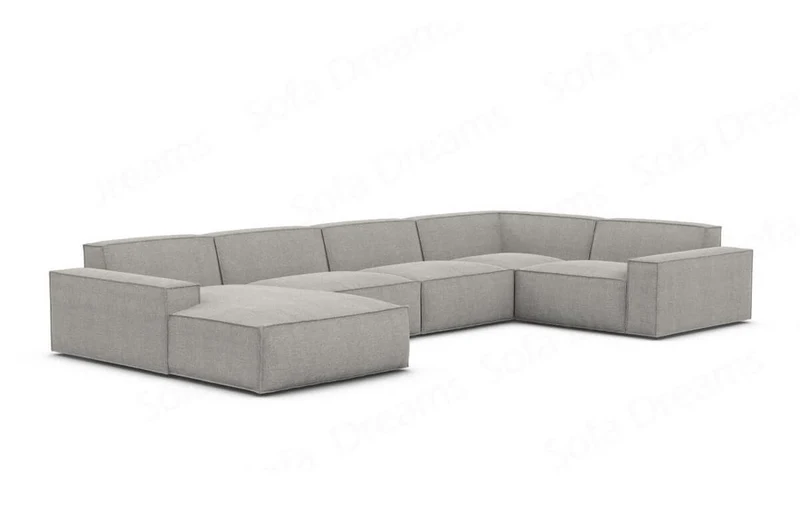Wohnlandschaft Formenta U-Form aus Stoff