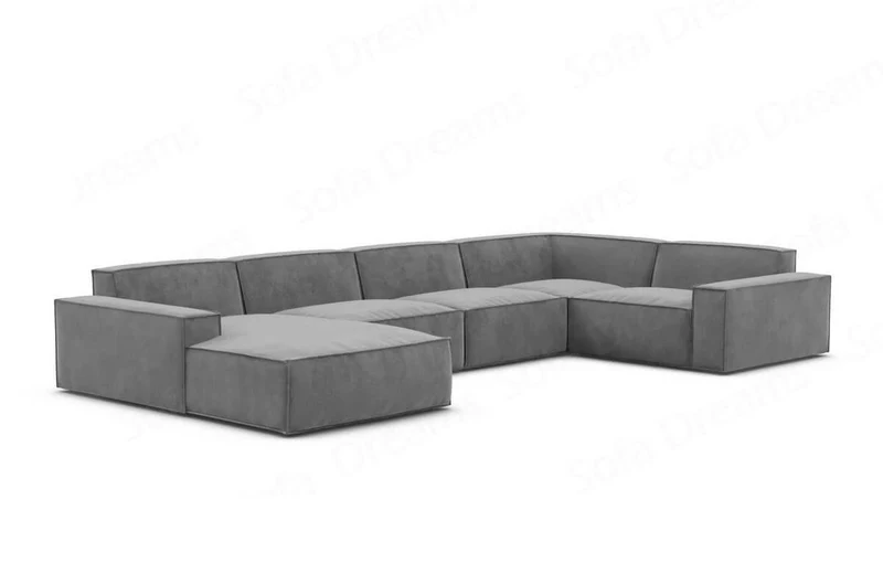 Wohnlandschaft Formenta U-Form aus Stoff