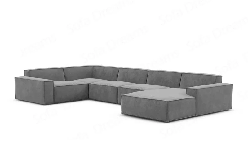 Wohnlandschaft Formenta U-Form aus Stoff