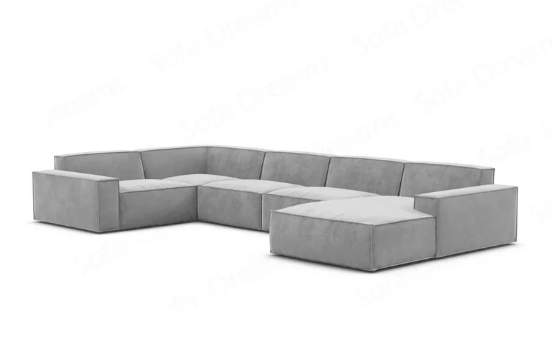 Wohnlandschaft Formenta U-Form aus Stoff