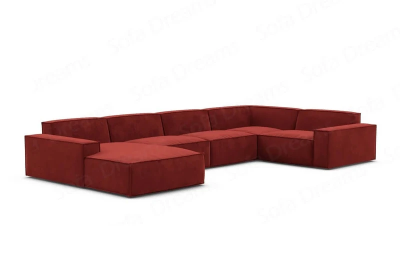 Wohnlandschaft Formenta U-Form aus Stoff