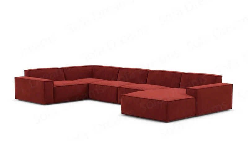 Wohnlandschaft Formenta U-Form aus Stoff