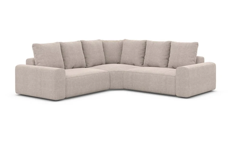 Couch Gomera L-Form in Stoff