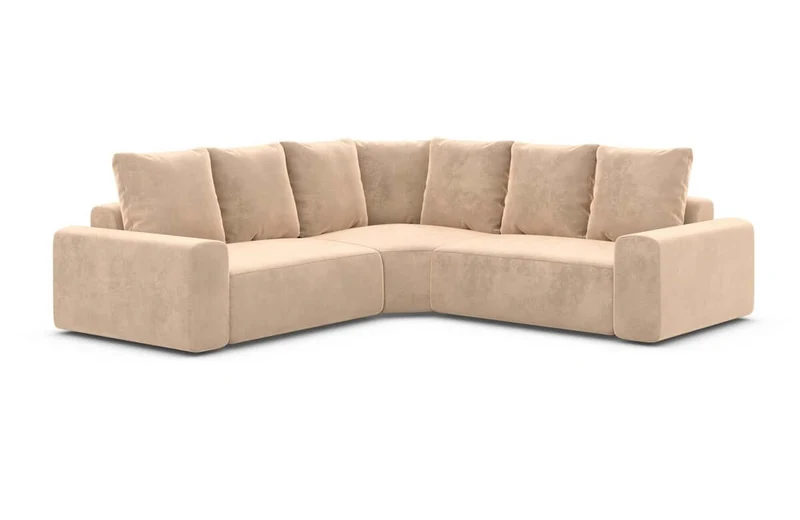 Couch Gomera L-Form in Stoff