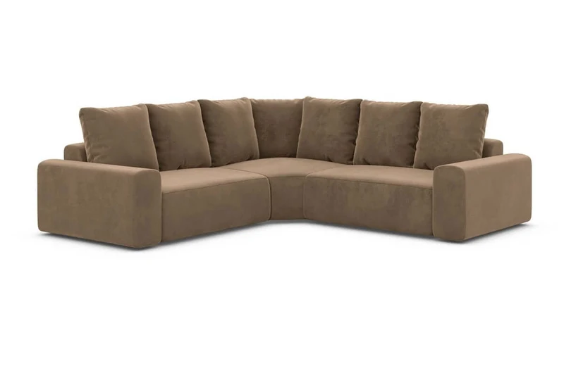 Couch Gomera L-Form in Stoff